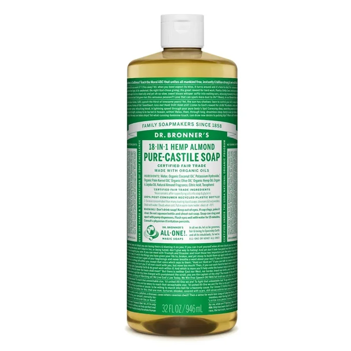 Dr. Bronner Almond Pure Castile Soap