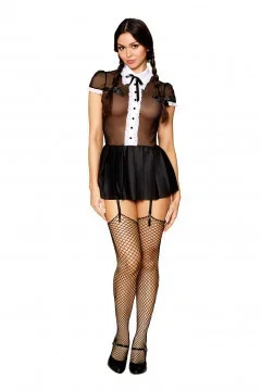 Dreamgirl Miss Behavin’ Gothic Schoogirl Costume Set