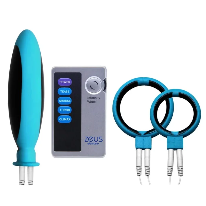 E-Stim Mingle 4 Piece Electrosex Couples Kit