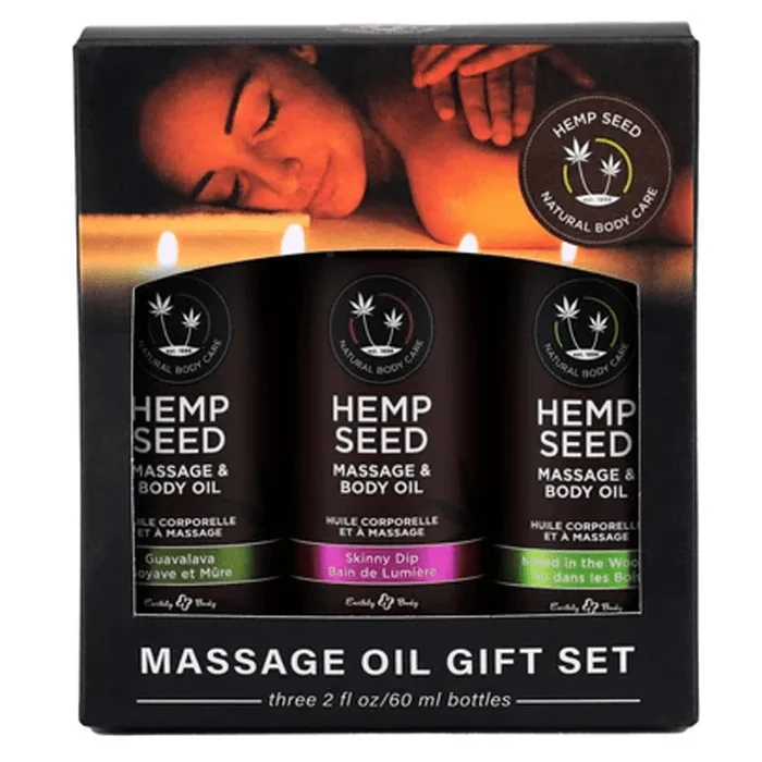 Earthly Body Massage Trio Oil Gift Set