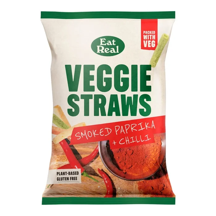 Eat Real Paprika & Chilli Veggie Straws