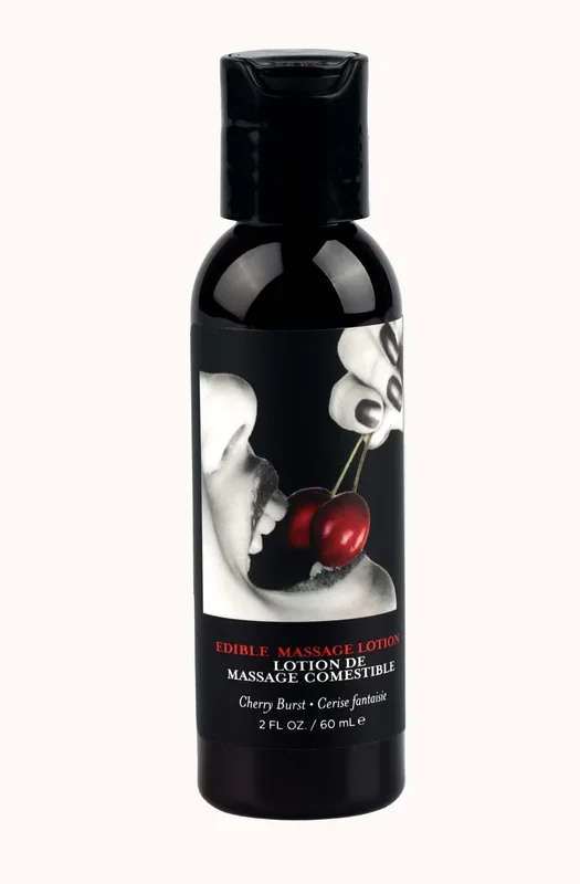 Edible Massage Lotion – Cherry – 2 Fl. Oz.
