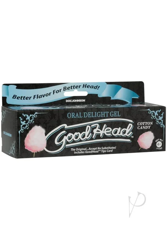 Elevate Your Intimate Moments with GoodHead Oral Delight 4 Oz Cotton Candy Gel!