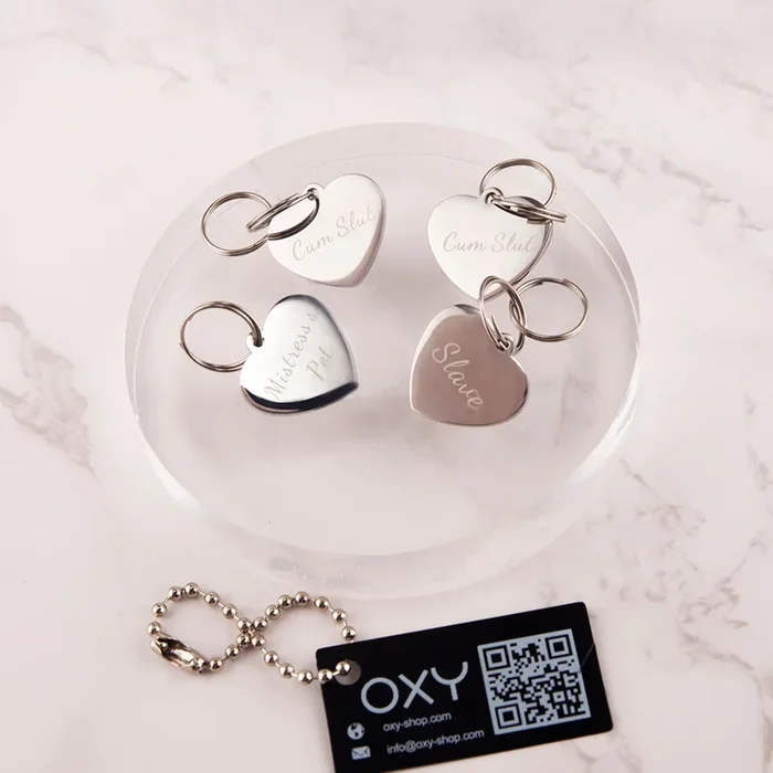 Étiquette BDSM en forme de cœur – Sissy de spermatozoïdes