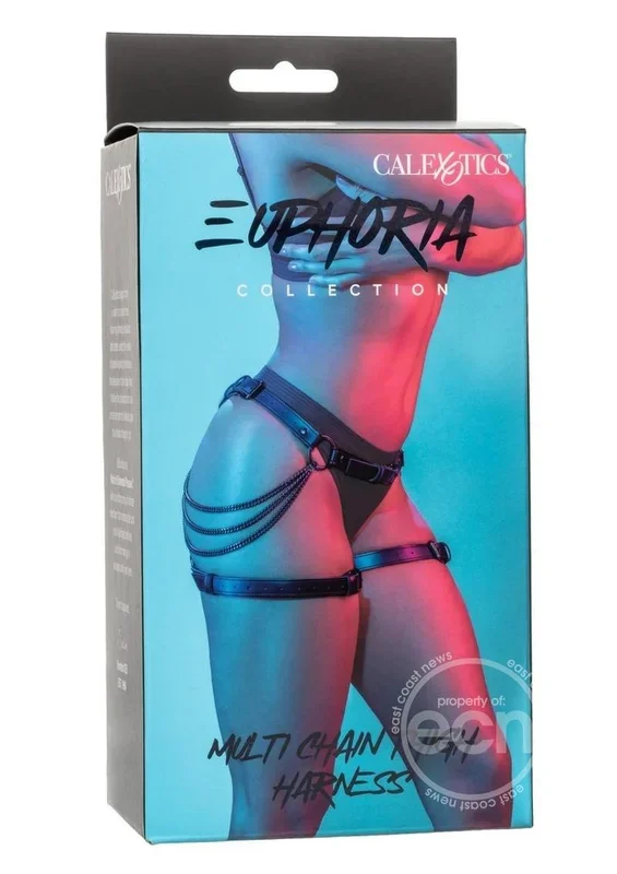 Euphoria Collection Multi Chain Thigh Harness – Black