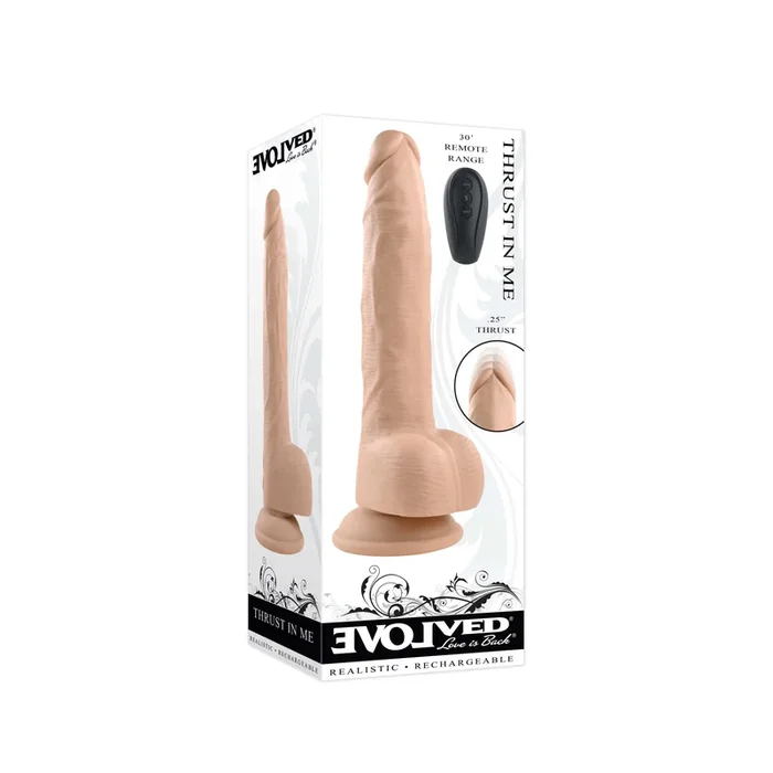 Evolved – Thrust In Me 振动逼真假阳具 9.25 英寸