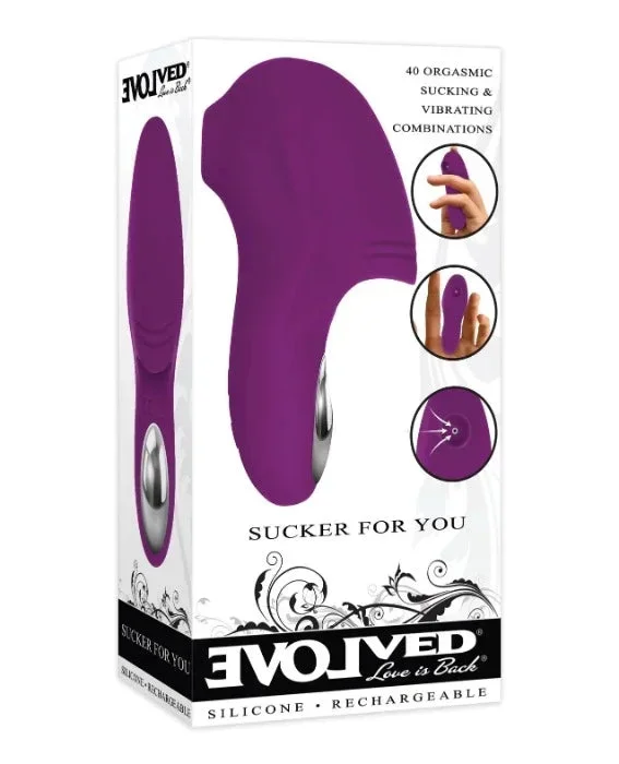 Evolved “Sucker For You” Finger Vibe -Purple