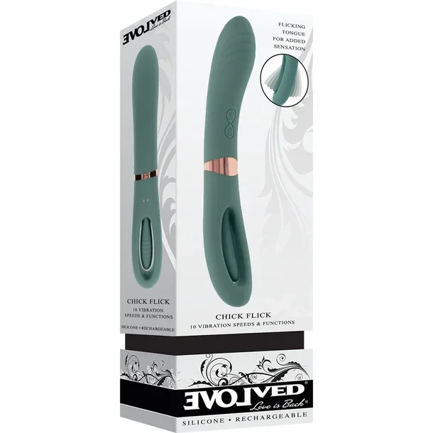 Evolved Chick Flick – vibrador con movimiento