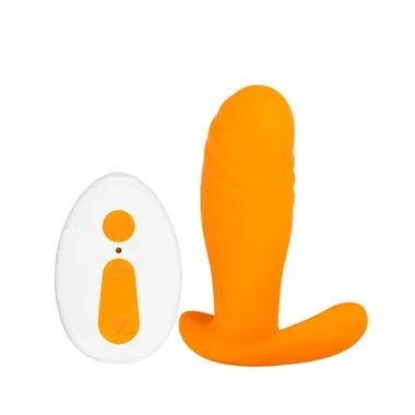 Evolved Novelties Creamsicle 12-function Remote Control Rechargeable Wearable Silicone Vibrator