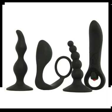 Evolved Novelties Zero Tolerance Intro to Prostate Vibrating Silicone 4-piece Kit