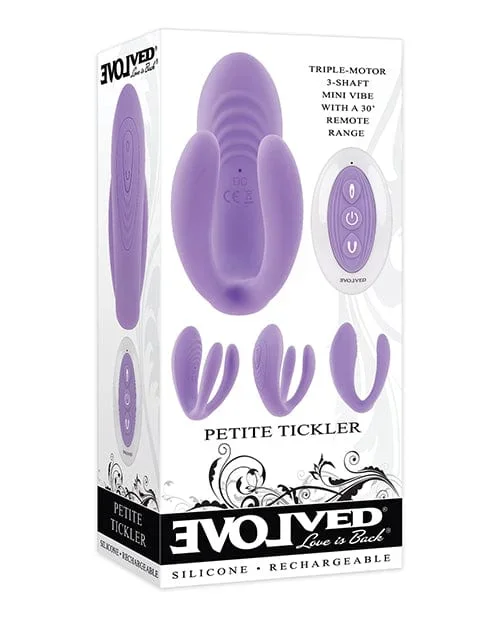 Evolved Petite Tickler Mini Vibe with remote – Purple