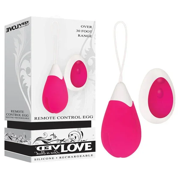 Evolved Remote Control Egg – Pink USB Rechargeable Egg with Wireless Remote Control