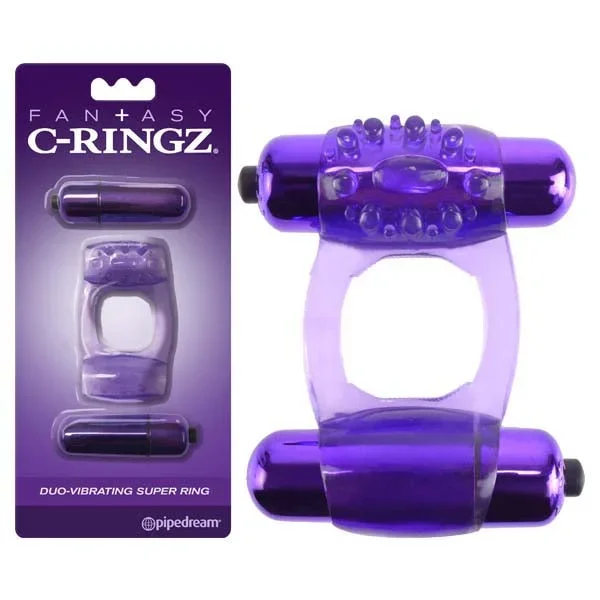 Fantasy C-Ringz Duo-Vibrating Super Ring-(pd5863-12)