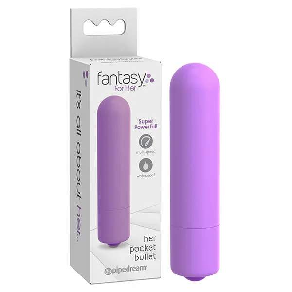 Fantasy For HerÂ Pocket Bullet – Purple 9.4 cm (3.75”) Bullet