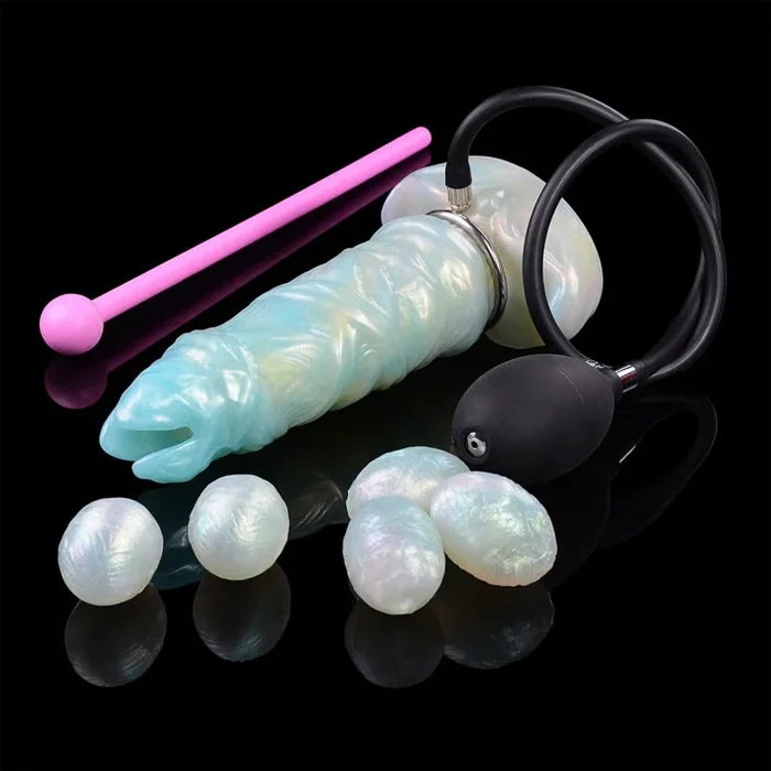 Fantasy Insertion Jet Ovipositor – Monster Dildo-Style Female Silicone Stimulator