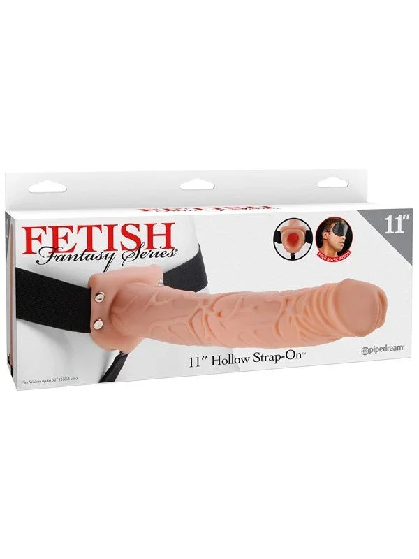 Fetish Fantasy Series 11 in. Hollow Strap-On – Flesh