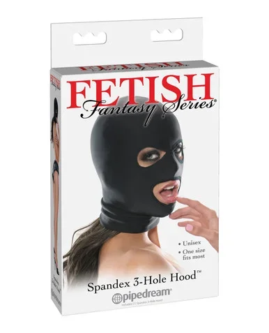 Fetish Fantasy Spandex 3-Hole Hood