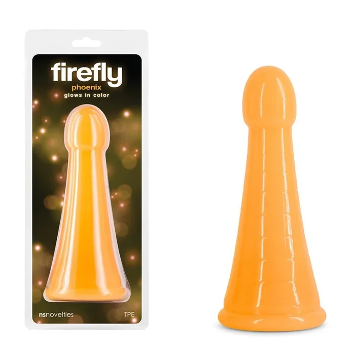 Firefly – Phoenix Glow in Dark Orange 19.2 cm Dildo