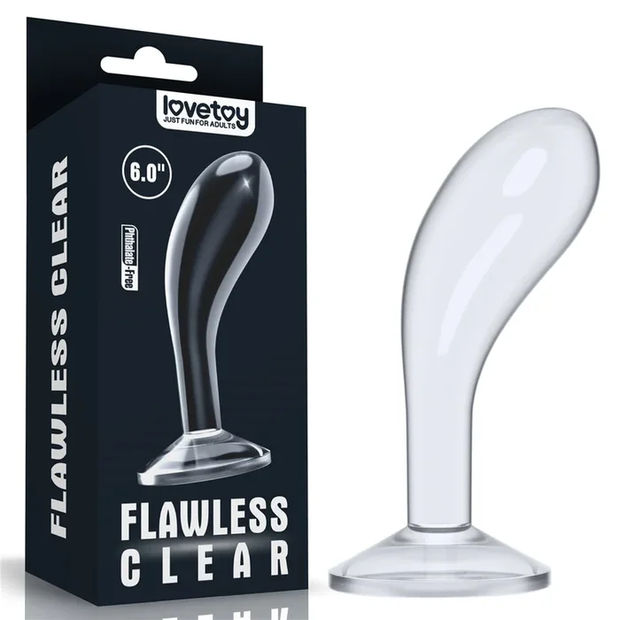 Flawless Clear Prostate Plug 6.0”