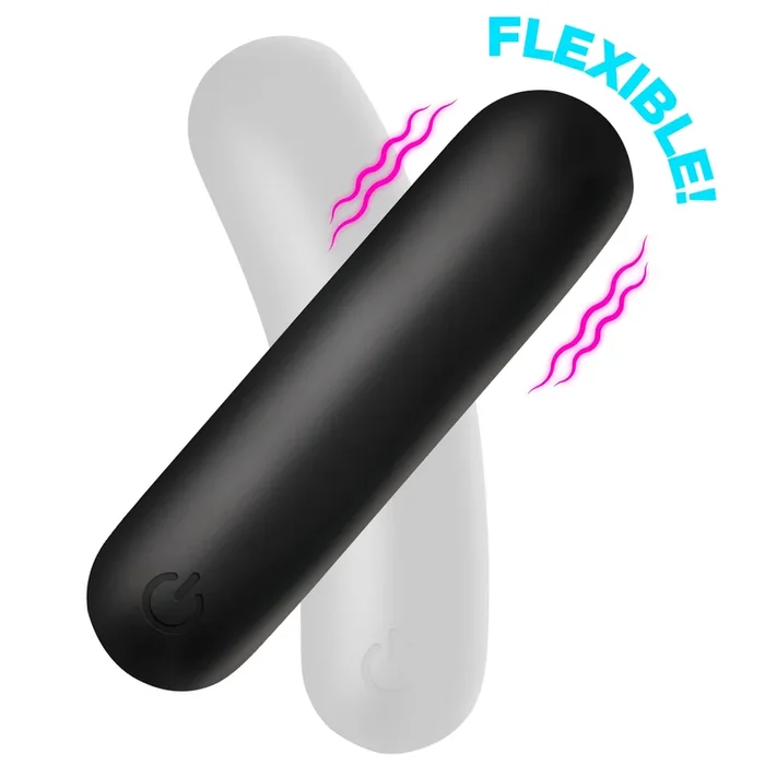 Flexible Silicone Bullet – Black