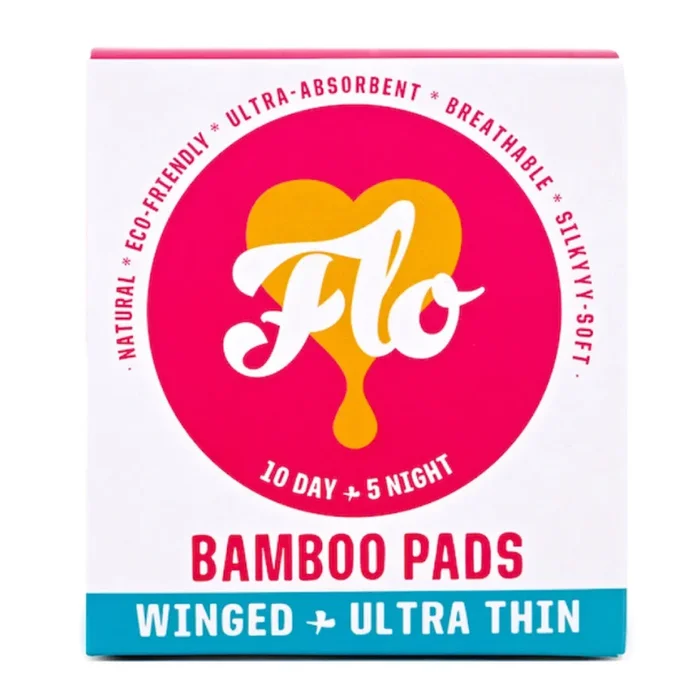 FLO Bamboo Sanitary Pads – Day & Night Combo Pack