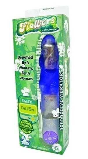 Flowers Swirl Daisy Lavender