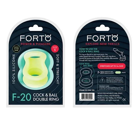 Forto F-20 50/67mm Liquid Silicone Balls Stretcher – Glow in the Dark