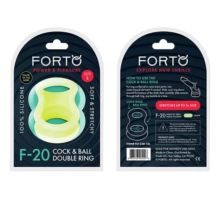 Forto F-20 60/77mm Liquid Silicone Balls Stretcher – Glow in the Dark