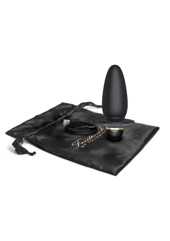 Frederick’s Of Hollywood Rechargeable 4in Booty Plug Multi Function Vibration Silicone