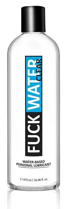 Fuck Water Clear Water Based Personal Lubricant 16 Oz