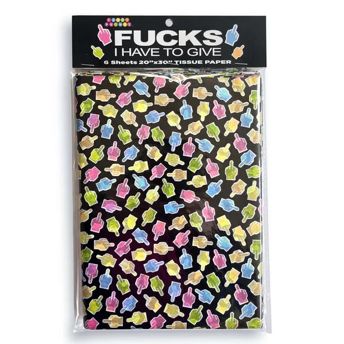 Fucks I Have To Give Tissue Paper Sheets – 6 Pack