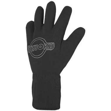 Fukuoku Five Fingers Vibrating Massage Glove Left Medium Black