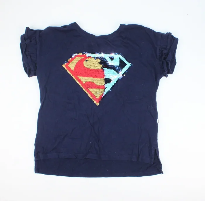 GAP SUPERMAN REVERSIBLE LOGO TEE YMED PRE-LOVED