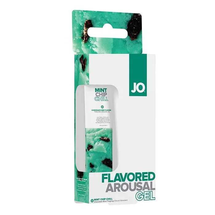 Gel estimulante refrescante con sabor a menta y chips de sistema JO