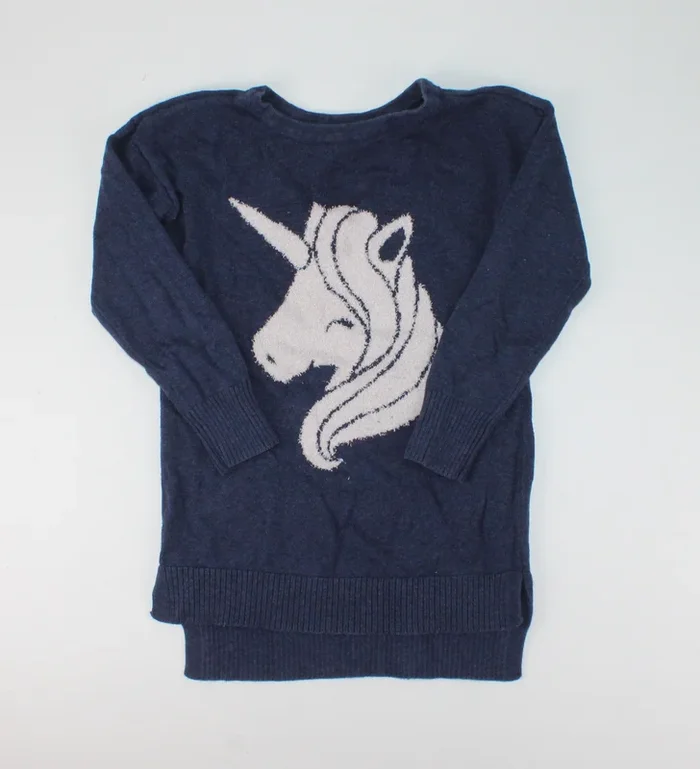 GEORGE UNICORN SWEATER 4/5Y PRE-LOVED