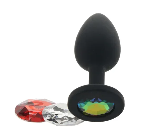 Glams Xchange – Round Gem Plug Small