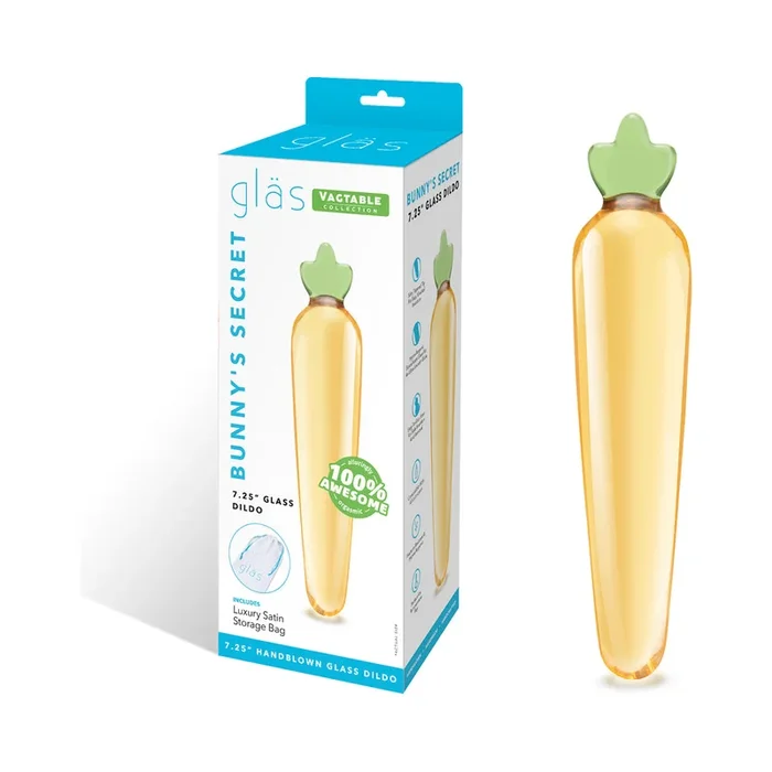 Glas Bunny’s Secret 7.25 in. Glass Dildo