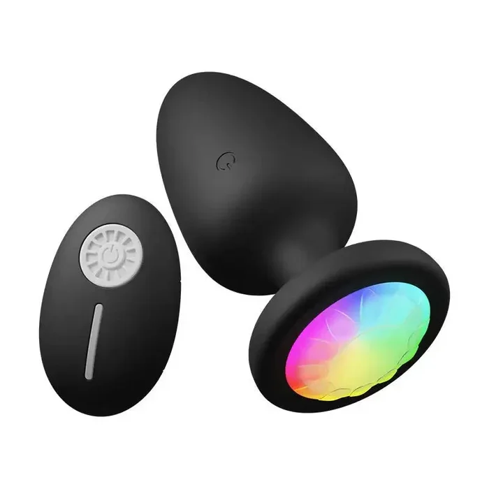 Glowing Rump – Vibrating Silicone Butt Plug