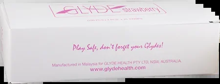 Glyde Condom – Strawberry/Pink 53mm Bulk 100’s