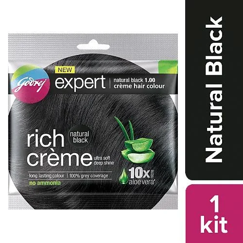 Godrej Expert Rich Creme Natural Black Hair Colour 20 Gm