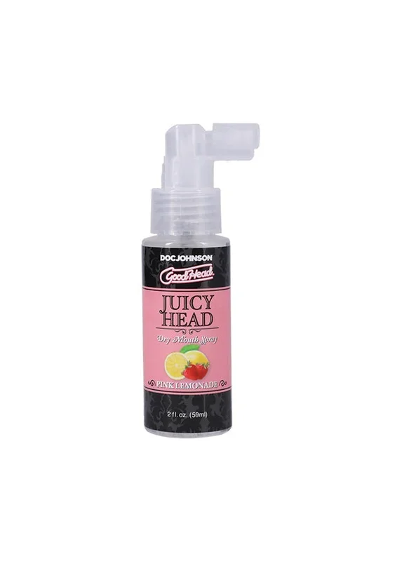 GoodHead Juicy Head Dry Mouth Spray Pink Lemonade Flavor Mouthwatering Spray