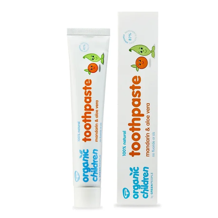 Green People Organic Children Mandarin & Aloe Vera Toothpaste