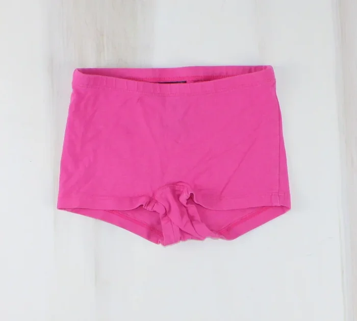 H&M PINK COTTON BIKE SHORTS 1-2Y PRE-LOVED