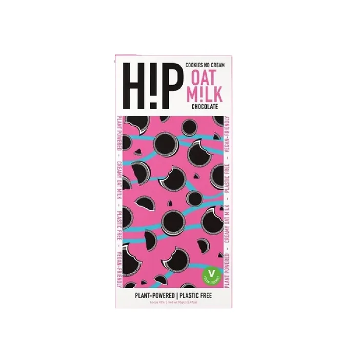 H!P Cookies No Cream Oat Milk Chocolate Bar