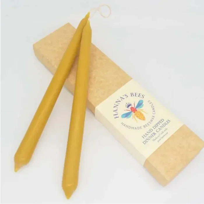 Hanna’s Bees Beeswax Dinner Candles