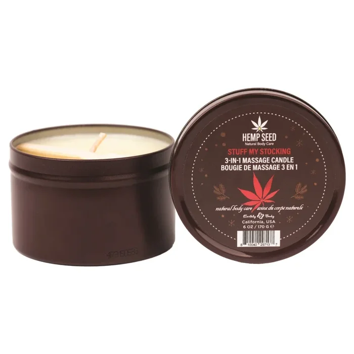 Hemp Seed 3 in 1 Massage Candle Stuff My Stocking – 6oz