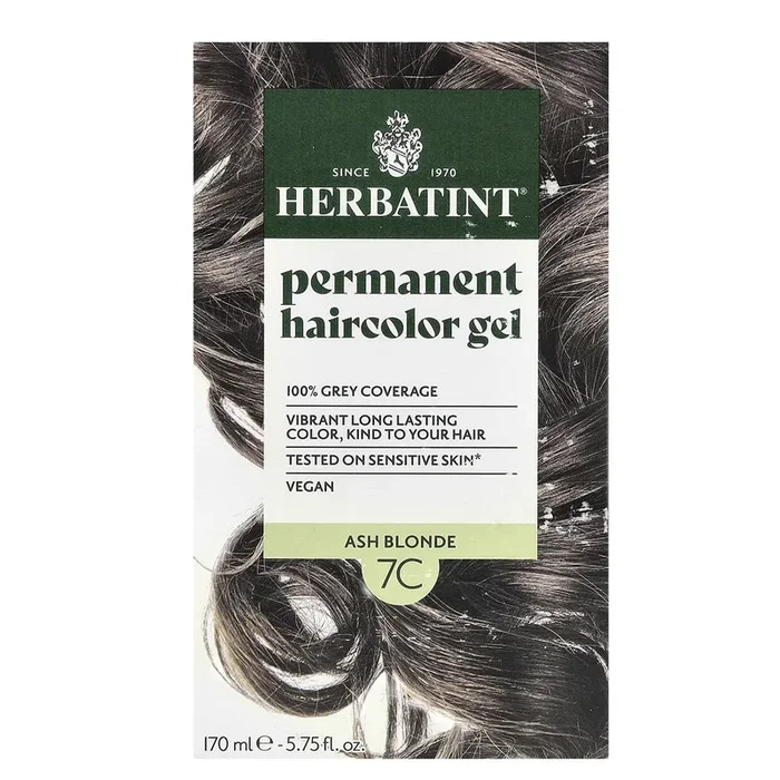Herbatint Permanent Hair Colour Gel – 7C Ash Blonde