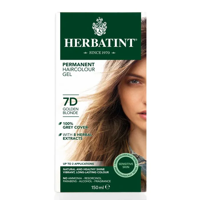 Herbatint Permanent Hair Colour Gel – 7D Golden Blonde