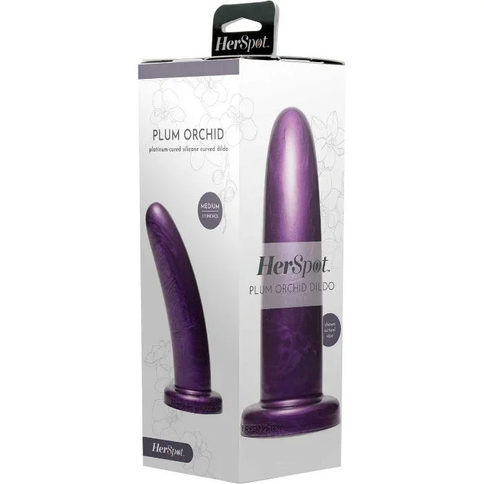 Herspot Cobalt “Plum” Dildo -Medium