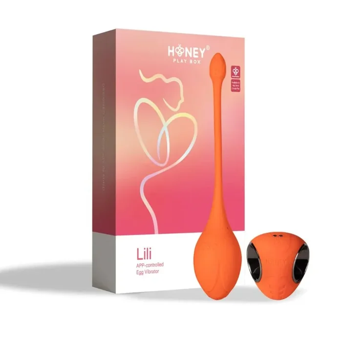 Honey “Lili” App-Controlled Egg Vibrator -Orange